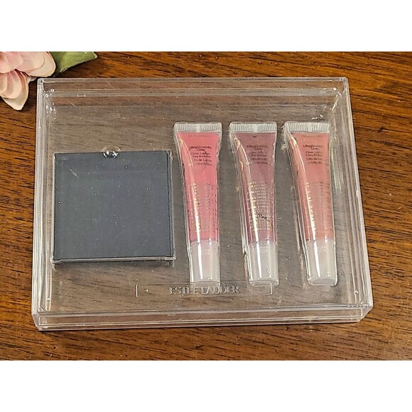 ESTEE LAUDER (3) PURE COLOR HIGH GLOSS & MIRROR SET Flashdance Berry Lush Coral - Picture 4 of 13